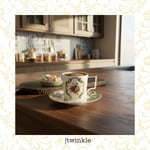 TWİNKLE LUXURY GOLD KAHVE FİNCAN SETİ 6 KİŞİLİK 12 PRÇ. TW-12005
