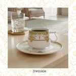 TWİNKLE LUXURY GOLD KAHVE FİNCAN SETİ 6 KİŞİLİK 12 PRÇ. TW-12003