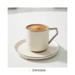 TWİNKLE LUXURY LİNE KAHVE FİNCAN SETİ PLATİN 6 KİŞİLİK 12 PRÇ. 1EV01202406PLT01