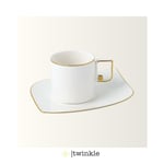 TWİNKLE LUXURY LİNE KAHVE FİNCAN SETİ GOLD 6 KİŞİLİK 12 PRÇ. 1EV01202409GLD01