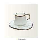 TWİNKLE LUXURY LİNE KAHVE FİNCAN SETİ GOLD 6 KİŞİLİK 12 PRÇ. 1EV01202403GLD01