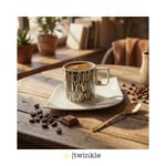 TWİNKLE LUXURY LİNE KAHVE FİNCAN SETİ GOLD 6 KİŞİLİK 12 PRÇ. 1EV01202410GLD02