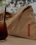 El Yapımı Bej Tote Çanta