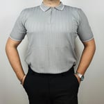 Pamuklu Desenli Triko Penye -Gri 
