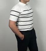 Pamuklu Erkek Triko -Beyaz