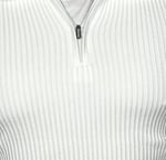 Polo Yaka Triko Sweatshirt - BEYAZ - ST 506