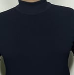 Polo Yaka Triko Sweatshirt - LACİVERT  ST- 502