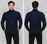 Polo Yaka Triko Sweatshirt - LACİVERT  ST- 502