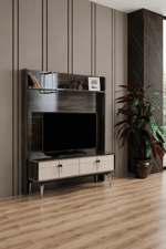 Enluso Hilton Lcd Tv Sehbası Duvar Fonlu (Patara) - 134