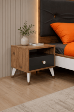 Smart Erkek Komodin (Atlantic Çam)  - 50