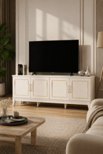 Vera Lcd Tv Sehpa  (Gold)  - 180
