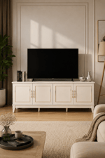 Vera Lcd Tv Sehpa  (Gold)  - 180