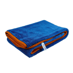 KLIN Drying Zero HD Mikrofiber Kurulama Havlusu 800 GSM (Mavi - Siyah) - 90x70 cm