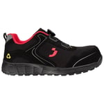 Safety Jogger ECOLOBI S1P LOW TLS SR ESD FO HRO Siyah İş Güvenlik Ayakkabısı