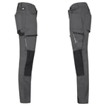 Safety Jogger MAPLE Koyu Gri Çok Cepli Taktik İş Pantolonu