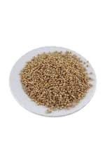 08 Kum 3 mm Kaplama Açık Altın Sarı Boncuk (100 Gr 6000 Adet)