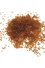 08 Kum 3 mm Şeffafımsı Açık Kahve Boncuk (100 Gr 6000 Adet)