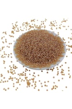 08 Kum Bal Rengi 3 mm Boncuk (50 Gr 3000 Adet)