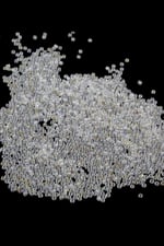 08 Kum Beyaz Şeffaf Boncuk 3 mm (90 Gr )