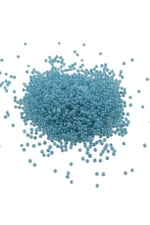 08 Kum Boncuk İçten Boyalı Koyu Buz Mavi 3 mm (100 Gr 6000 Adet)