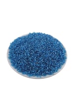 08 Kum Boncuk Kristal Koyu Mavi 3 mm (100 Gr 6000 Adet)