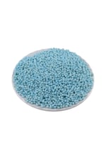 08 Kum Boncuk Pastel Buz Mavi 3 mm (100 Gr 6000 Adet)
