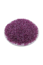 08 Kum İçten Boyalı Mor 3 mm Boncuk (100 Gr 6000 Adet)