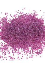 08 Kum İçten Boyalı Mor 3 mm Boncuk (100 Gr 6000 Adet)