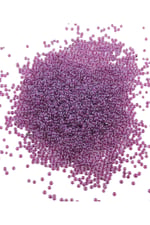 08 Kum Kristal Mor 3 mm Boncuk (100 Gr 6000 Adet)