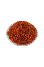 08 Kum Kristal Turuncu Boncuk 3 mm (100 Gr 6000 Adet)