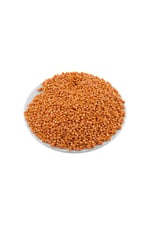 08 Kum Mat Koyu Turuncu Boncuk 3 mm (100 Gr 6000 Adet)
