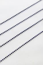 1.5 mm Koyu Mavi Tırnak Makası Zinciri Aksesuar Takı Malzemesi 2 Metre