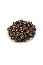 1.5 Cm Iri Bonibon Kahve Rengi Ahşap Boncuk 50 gr