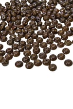 1.5 Cm Iri Bonibon Kahve Rengi Ahşap Boncuk 50 gr