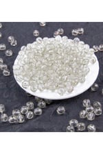 10 mm Açık Gri Akrilik Boncuk Aksesuar Takı Malzemesi (25 Gram)