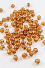 10 mm Açık Kahve Akrilik Boncuk Aksesuar Takı Malzemesi (25 Gram)