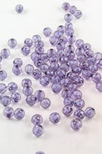 10 mm Açık Mor Akrilik Boncuk Aksesuar Takı Malzemesi (25 Gram)
