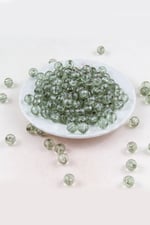 10 mm Açık Yeşil Akrilik Boncuk Aksesuar Takı Malzemesi (25 Gram)