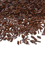10 mm Bambu Kahve Rengi Ahşap Boncuk 50 gr