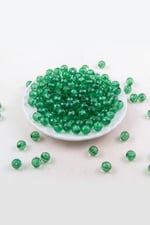 10 mm Çimen Yeşili Akrilik Boncuk Aksesuar Takı Malzemesi (25 Gram)