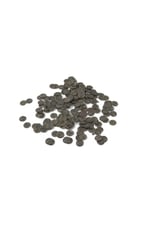 10 mm Eskitme Bronz Çift Delikli Surat Desenli Pul Payet (20 Gr 100 Adet)