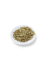10 mm Gold Rengi Çift Delikli Pul Payet (30 Gr 100 Adet)