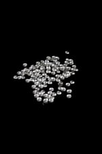 10 mm Gümüş Bombeli Metal Pul Payet (30 Gr 105 Adet)
