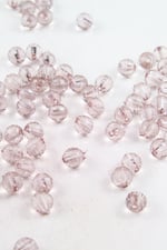 10 mm Lila Akrilik Boncuk Aksesuar Takı Malzemesi (25 Gram)