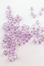 10 mm Morumsu Lila Akrilik Boncuk Aksesuar Takı Malzemesi (25 Gram)