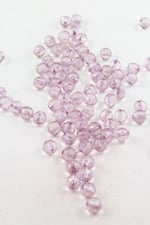 10 mm Pembemsi Lila Akrilik Boncuk Aksesuar Takı Malzemesi (25 Gram)