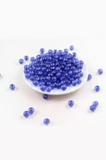10 mm Saks Mavi Akrilik Boncuk Aksesuar Takı Malzemesi (25 Gram)