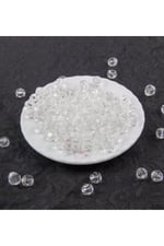 10 mm Şeffaf Akrilik Boncuk Aksesuar Takı Malzemesi (25 Gram)
