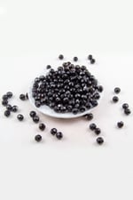 10 mm Siyah Akrilik Boncuk Aksesuar Takı Malzemesi (25 Gram)