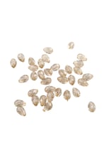 10x14 mm Damla Bej Akrilik Boncuk (25 gr 34 Adet)